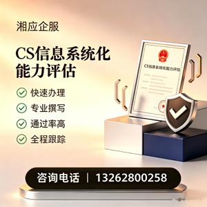 福州CS信息系统化能力评估申报服务