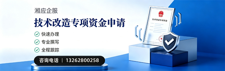 福州技术改造专项资金申报服务