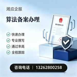福州算法备案申报服务